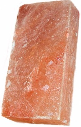 Соляной кирпич шлифованный из Гималайской соли 20x10x5см