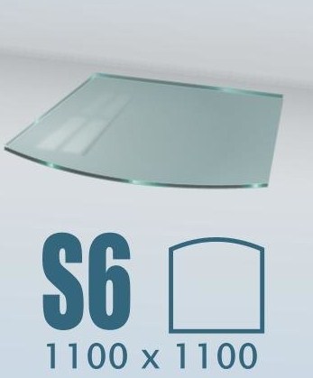 Напольное стекло под печь S6